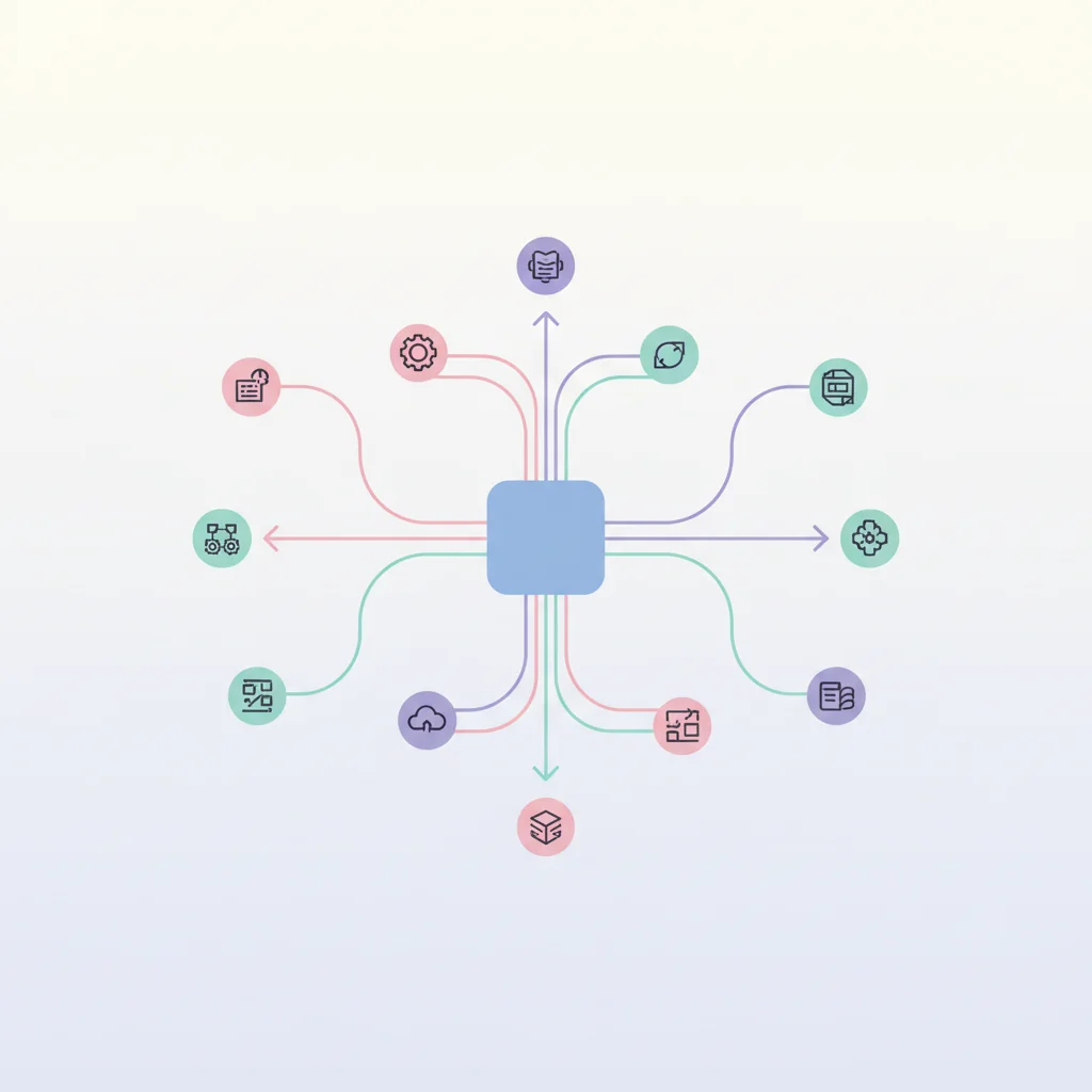 복잡한 자동화 레시피 설정 화면