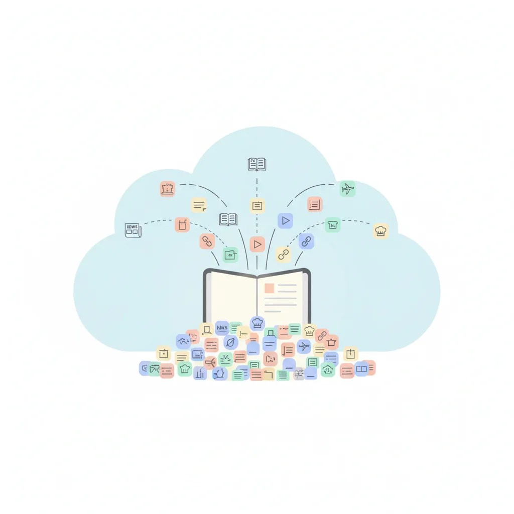 모든 것을 저장하기 시작했다