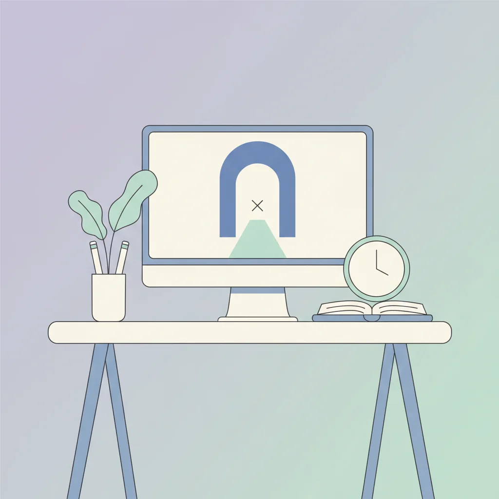 깨끗한 데스크톱, 차단 앱 없음