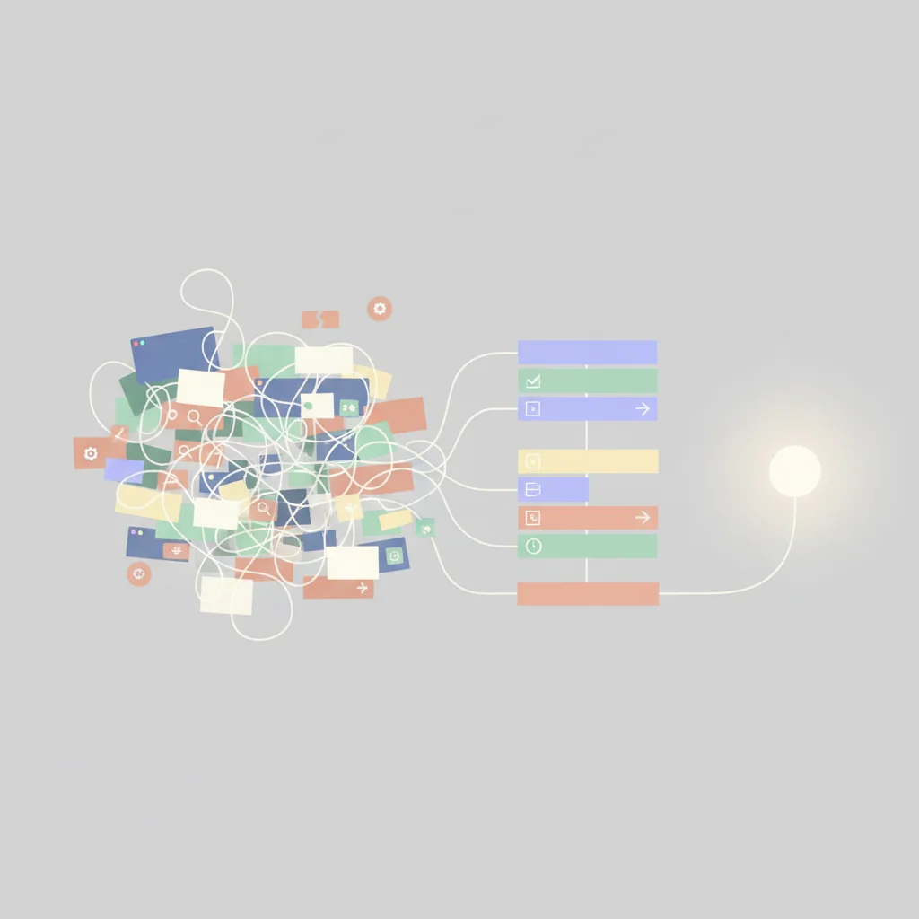 복잡한 탭 그룹과 확장 프로그램 설정