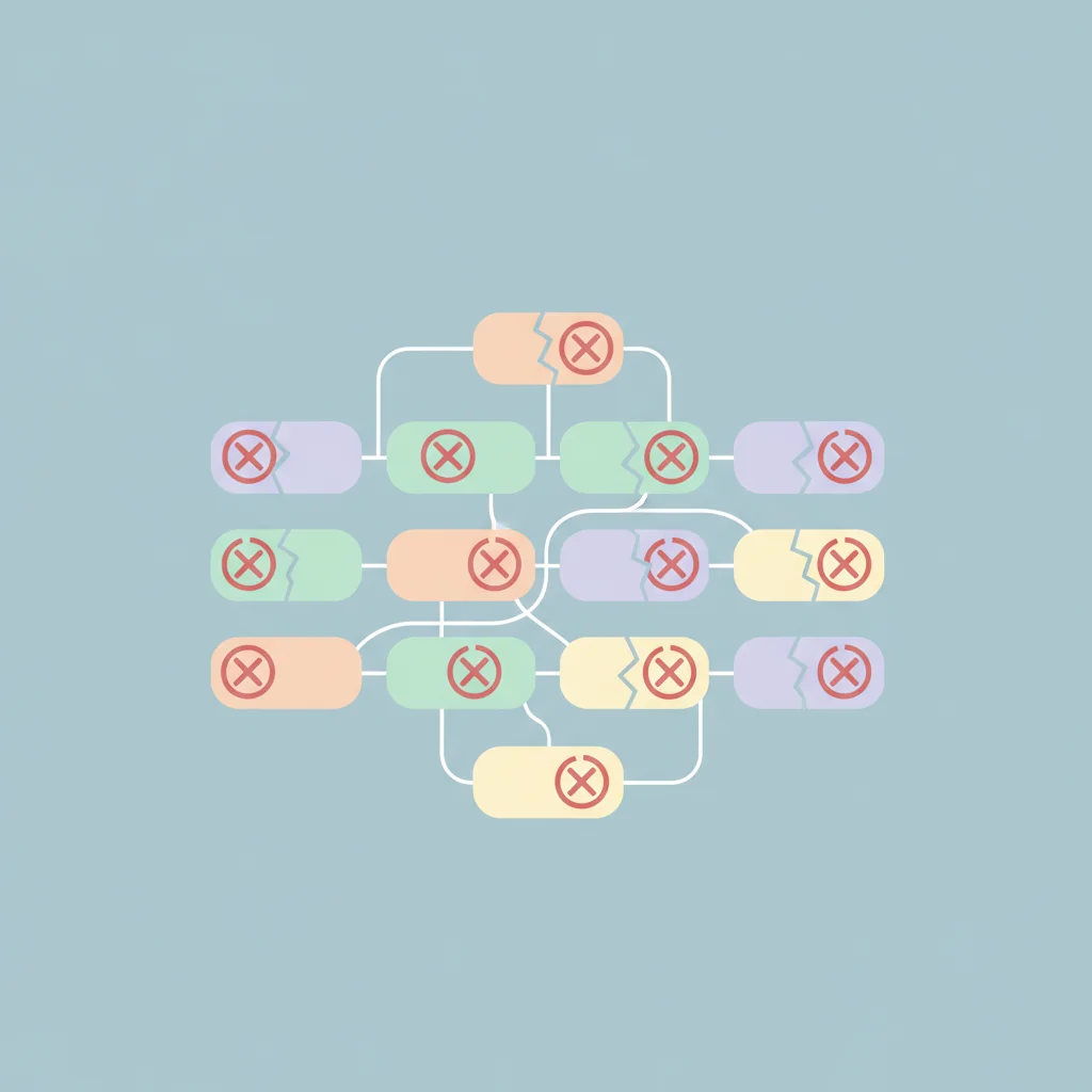 에러 알림이 가득한 IFTTT 대시보드