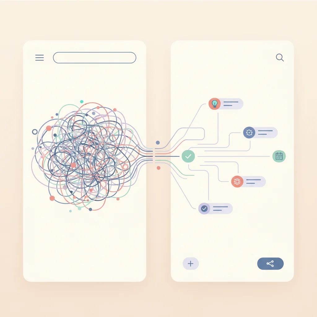 마인드맵으로 생각을 시각화하면 명확해질 거야