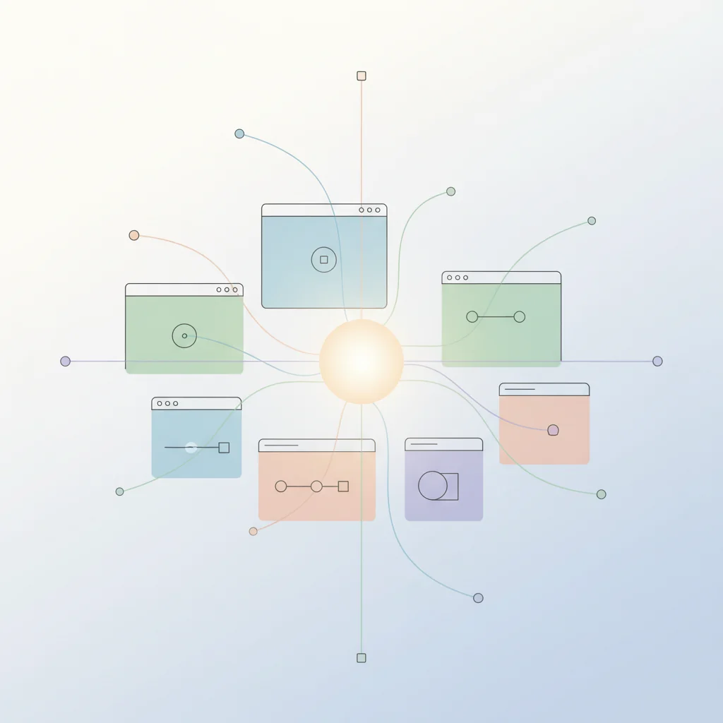 각 앱의 설정을 조정하는 모습