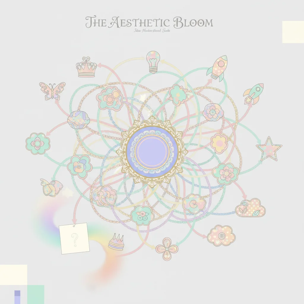 생각을 정리하는 게 아니라 예쁘게 그리기가 되었다