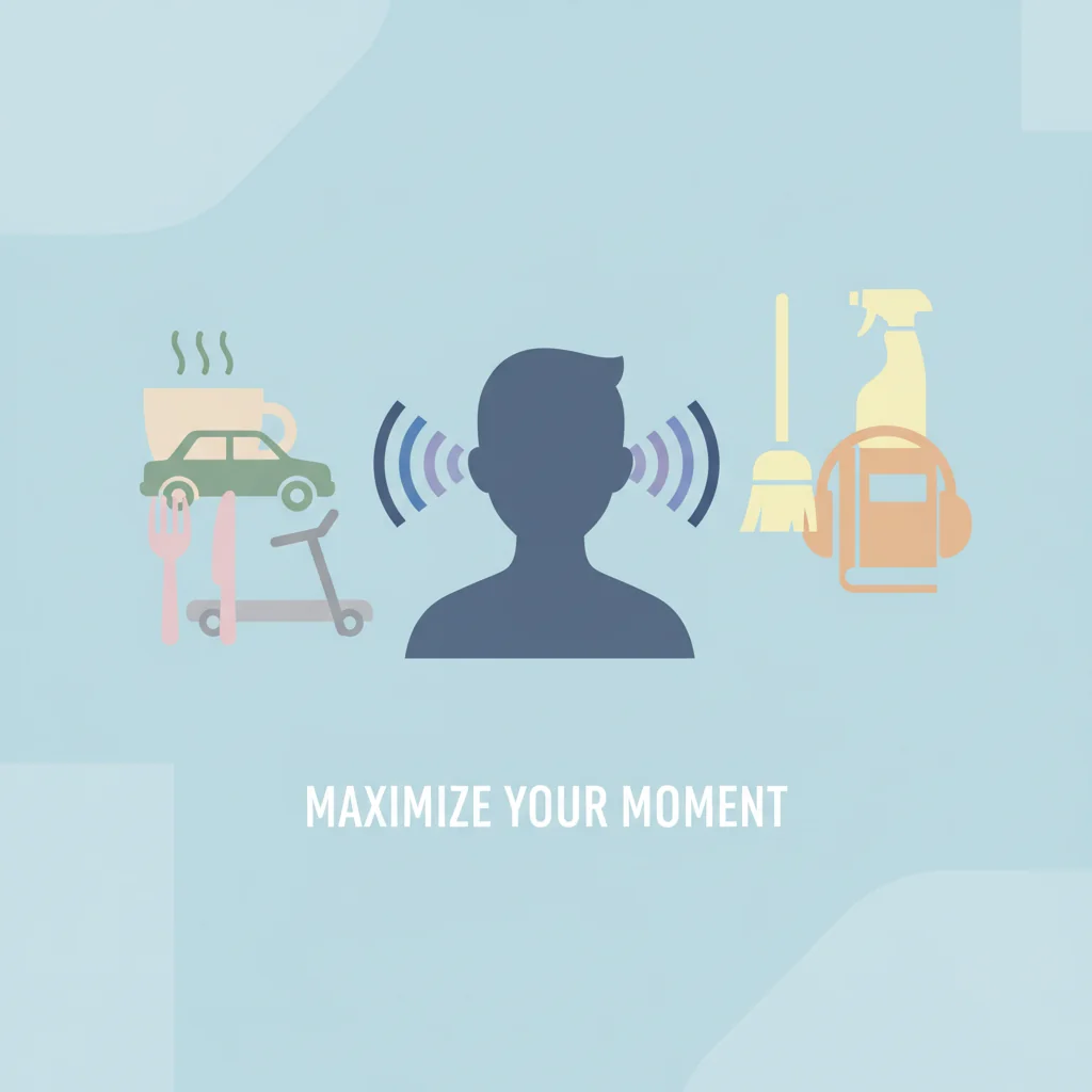 모든 시간에 팟캐스트를 들었다