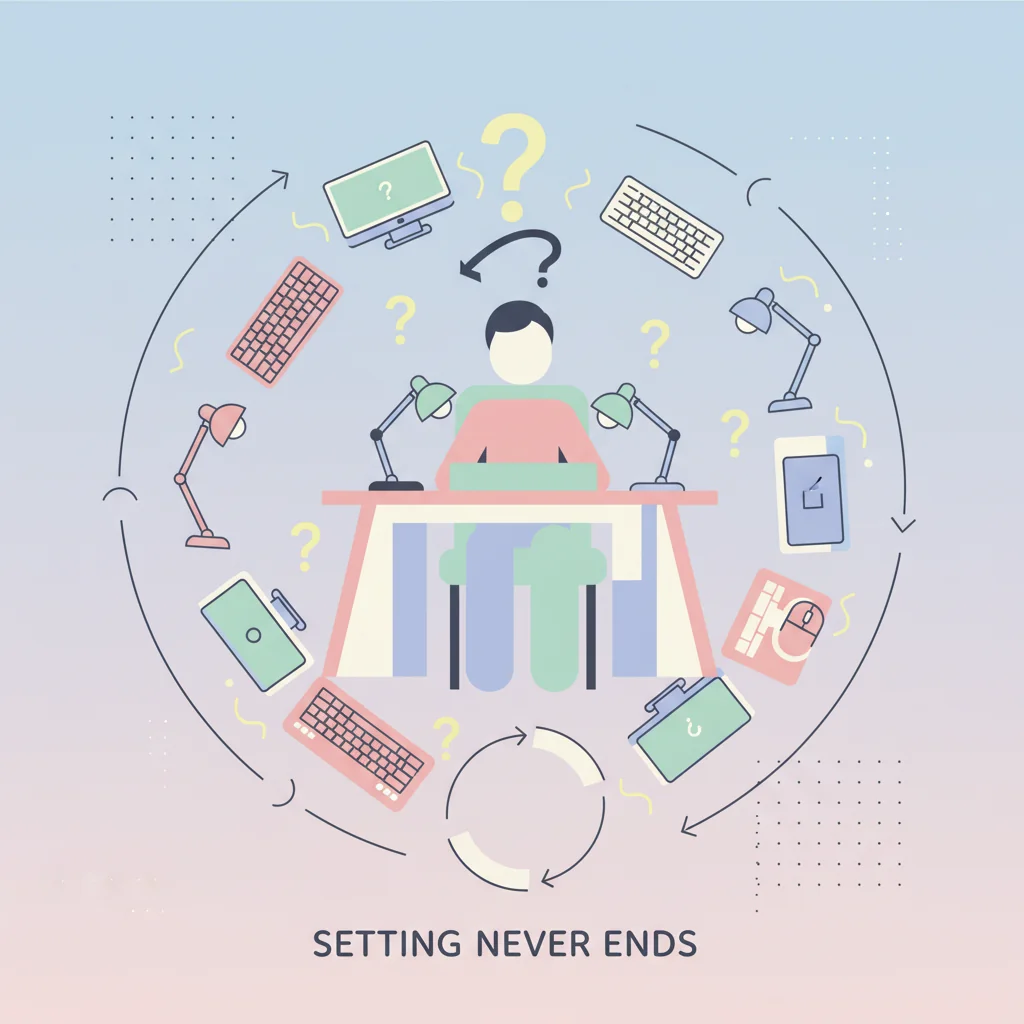 세팅이 끝나지 않았다