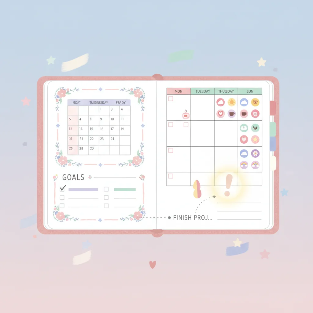 예쁜 플래너면 계획을 잘 세울 거야