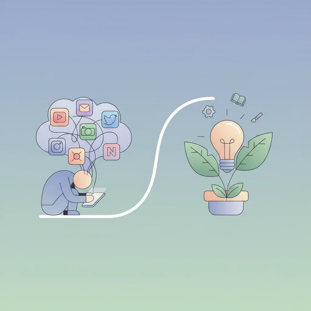 스마트폰 중독을 끊어야 해