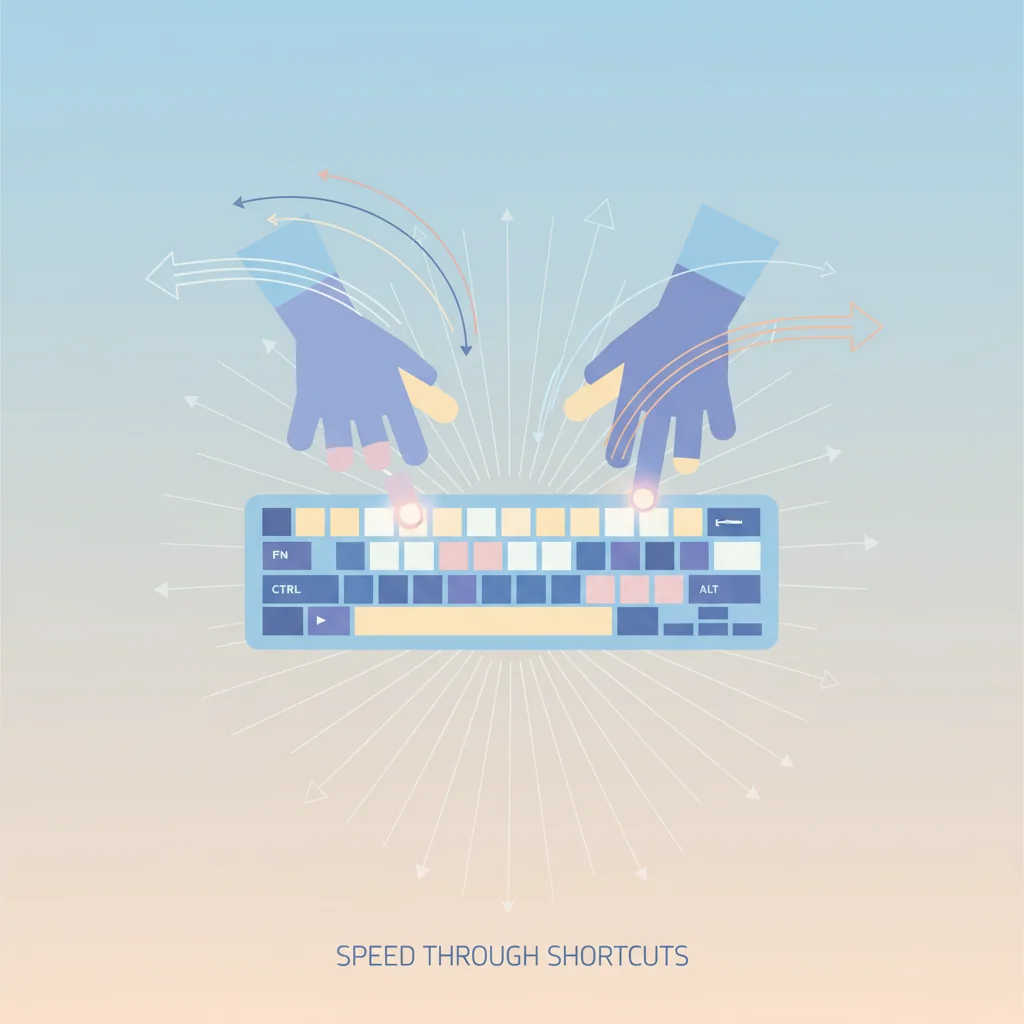 "단축키를 쓰면 마우스보다 10배 빠르다"