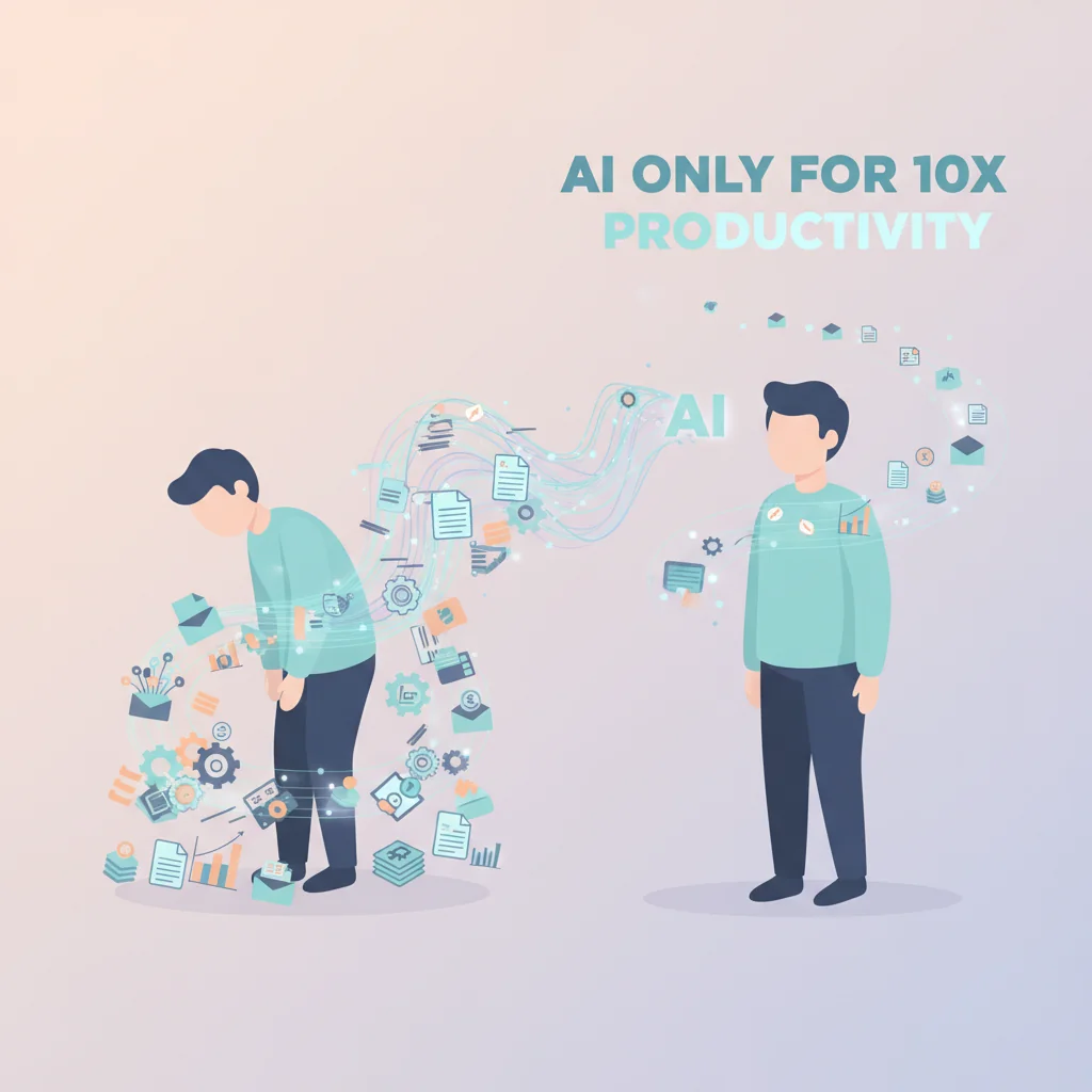 AI만 쓰면 생산성이 10배 되겠지