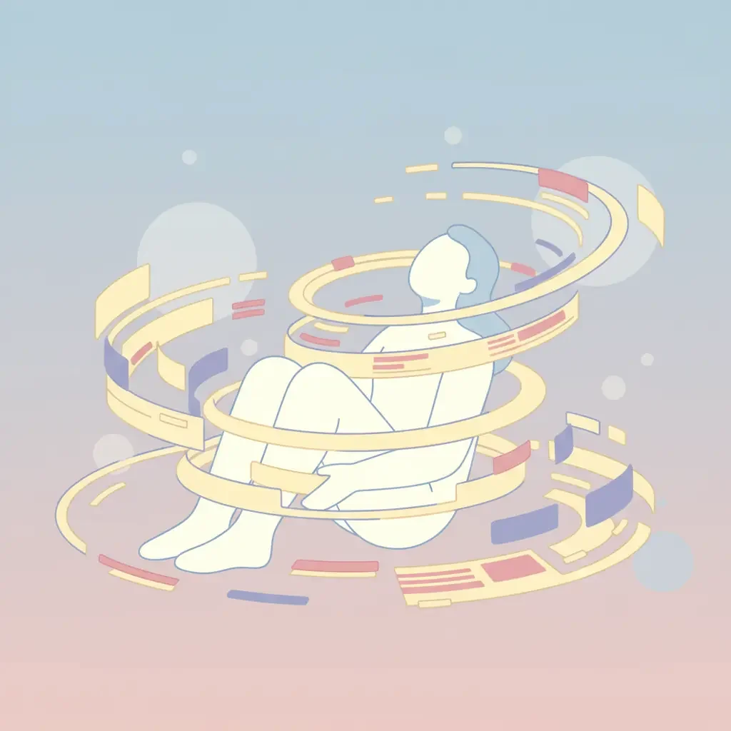 끝없는 추천 영상에 빠진 상태